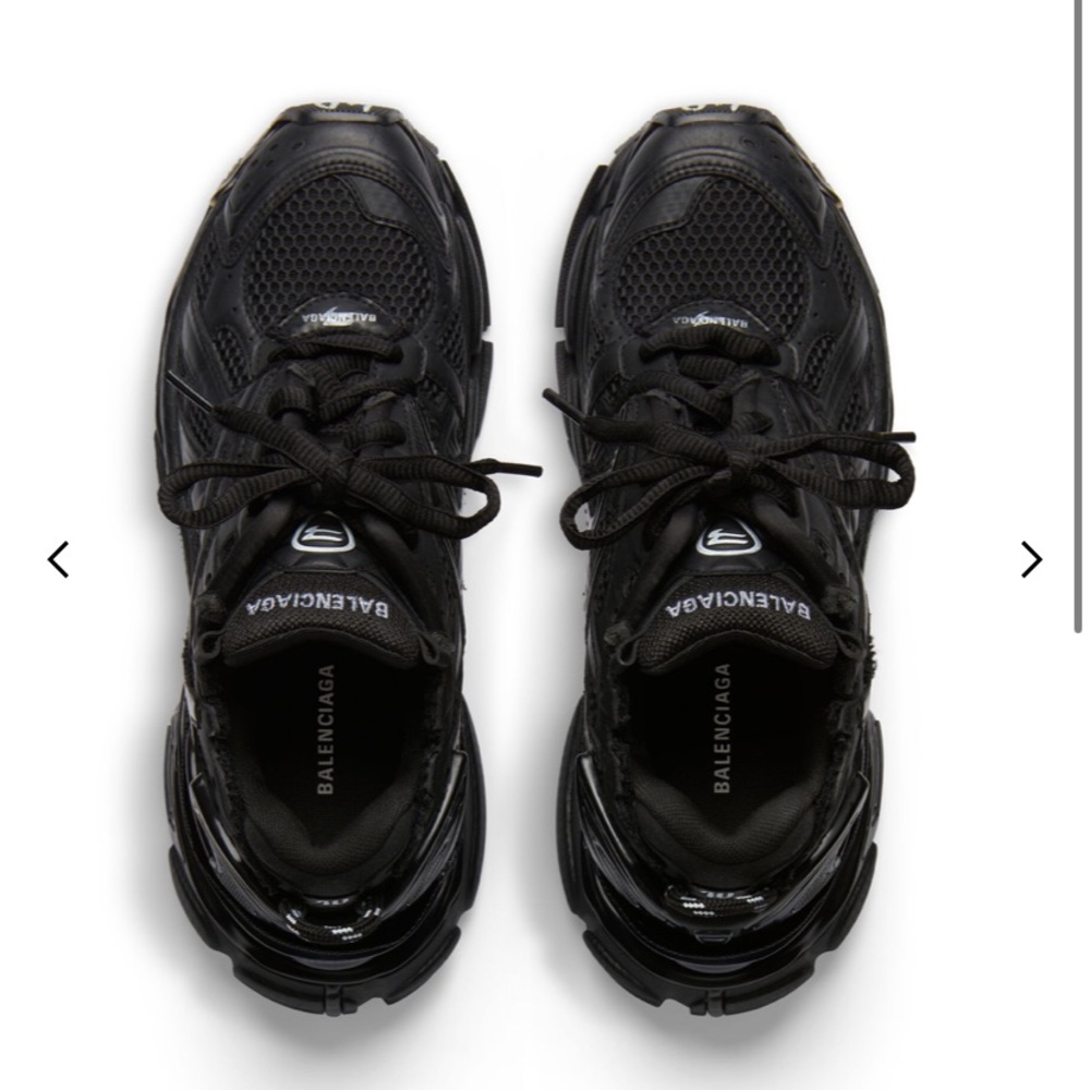 WOMEN'S RUNNER SNEAKER IN BLACK 37 - Picture 4 of 8